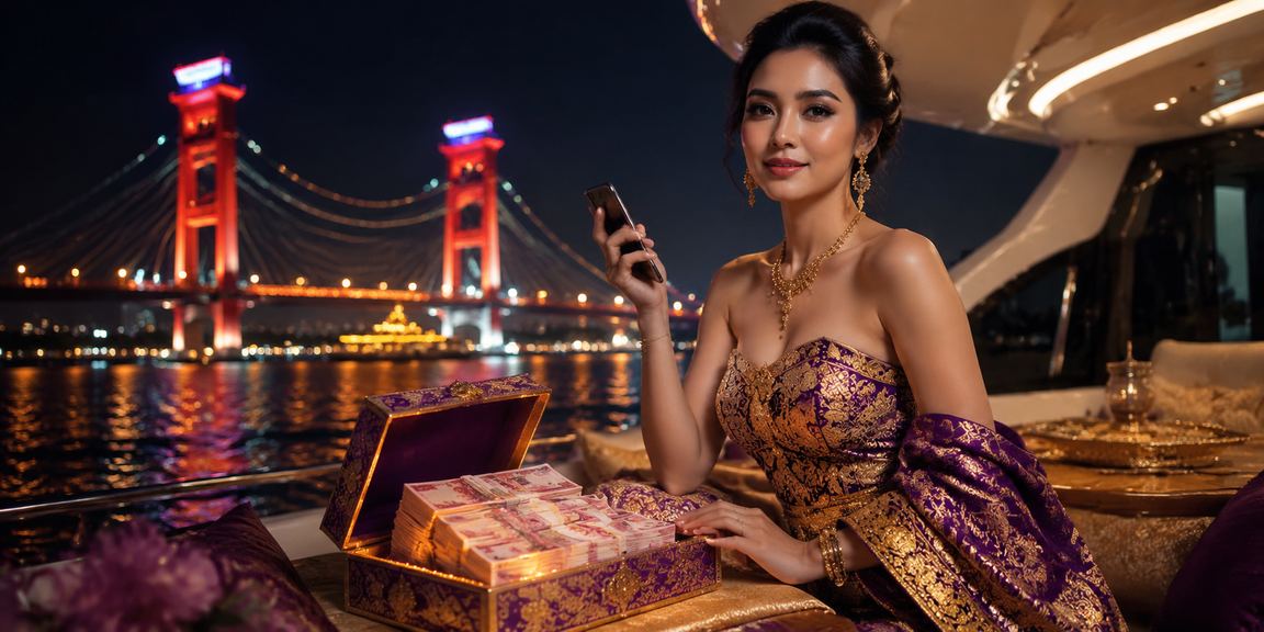 Model menampilkan suasana eksklusif program VIP dengan bonus menarik
