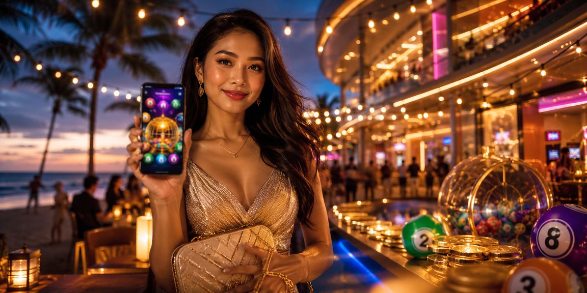 Pengguna bermain casino mobile di tepi pantai dengan aman dan nyaman